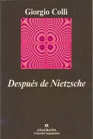 Tapa de Después de Nietzsche
