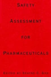 Tapa de Safety Assessment for Pharmaceuticals (Industrial Health & Safety)