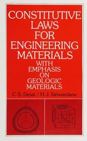Tapa de Constitutive laws for engineering materials, with emphasis on geologic materials