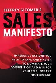 Tapa de Jeffrey Gitomer's Sales Manifesto
