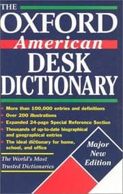 Tapa de The Oxford American desk dictionary