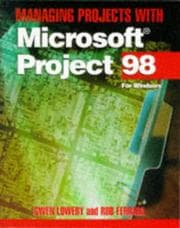 Tapa de Managing projects with Microsoft Project 98