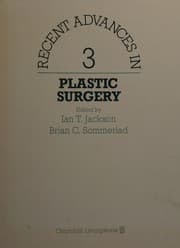 Tapa de Recent Advances in Plastic Surgery, No 3 (RA)