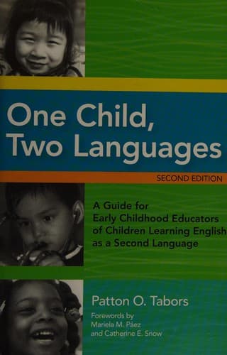 Tapa de One Child, Two Languages