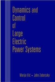 Tapa de Dynamics and control of large electric power systems