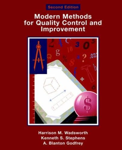 Tapa de Modern Methods For Quality Control and Improvement, 2nd Edition