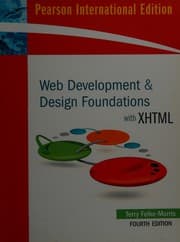 Tapa de Web Development and Design Foundations with XHTML