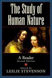 Tapa de The study of human nature