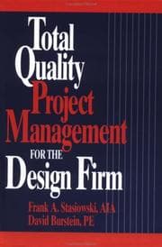 Tapa de Total quality project management for the design firm