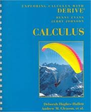 Tapa de Exploring calculus with DERIVE