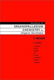 Tapa de Handbook of organopalladium chemistry for organic synthesis