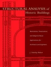 Tapa de Structural Analysis of Historic Buildings