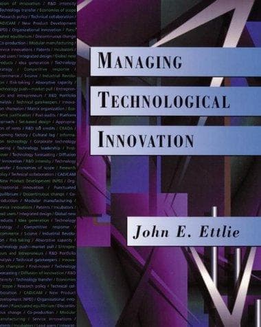 Tapa de Managing Technological Innovation