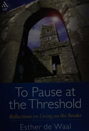 Tapa de To pause at the threshold