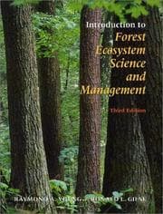 Tapa de Introduction to forest ecosystem science and management