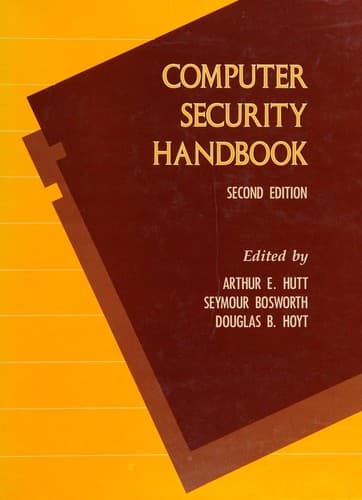 Tapa de Computer security handbook