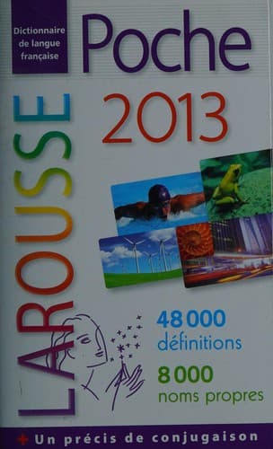 Tapa de Larousse poche 2013