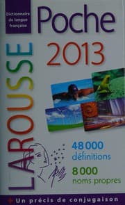 Tapa de Larousse poche 2013