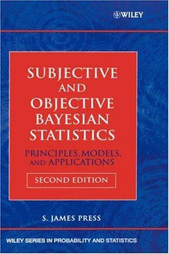 Tapa de Subjective and objective Bayesian statistics