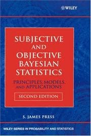 Tapa de Subjective and objective Bayesian statistics