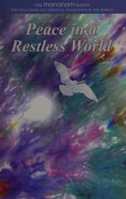 Tapa de Peace in a restless world / [authors, Irwin Abrams ... et al.].