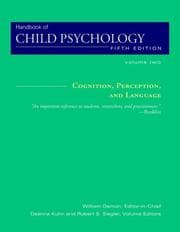 Tapa de Cognition, Perception, and Language, Volume 2, Handbook of Child Psychology