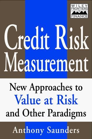 Tapa de Credit risk measurement