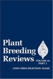 Tapa de Plant Breeding Reviews, Part 1: Long-term Selection