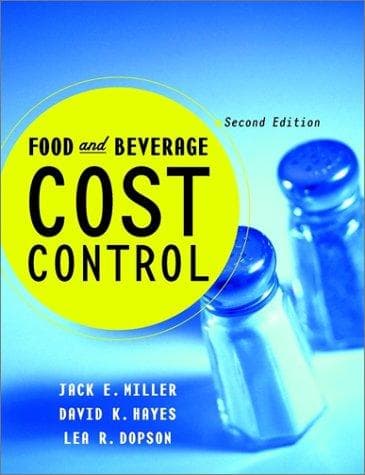Tapa de Food and Beverage Cost Control