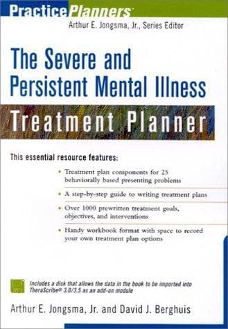 Tapa de Severe and Persistent Mental Illness Treatment Planner