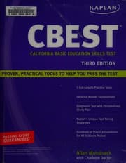 Tapa de Kaplan CBEST, 3rd ed