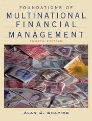 Tapa de Foundations of Multinational Financial Management