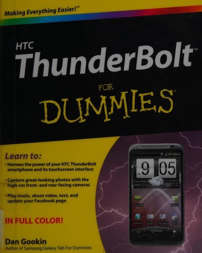 Tapa de HTC ThunderBolt for dummies