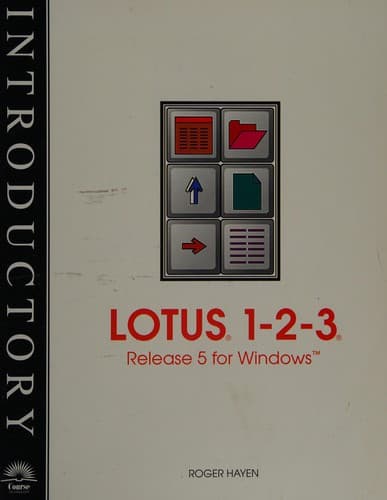 Tapa de Introductory Lotus 1-2-3 release 5 for Windows