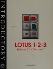 Tapa de Introductory Lotus 1-2-3 release 5 for Windows