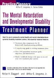 Tapa de The Mental Retardation and Developmental Disability Treatment Planner