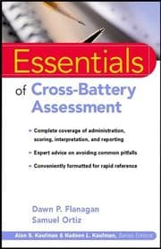 Tapa de Essentials of cross-battery assessment