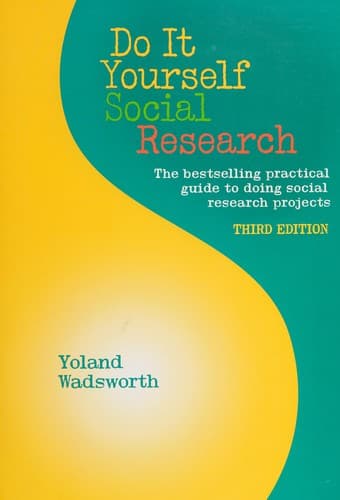 Tapa de Do It Yourself Social Research, Third Edition