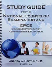 Tapa de Study Guide for the National Counselor Examination and CPCE