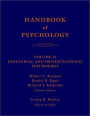 Tapa de Handbook of Psychology Vol. 12