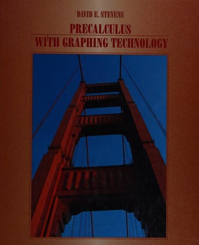 Tapa de Precalculus with graphing technology