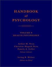 Tapa de Handbook of psychology