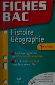 Tapa de Histoire Géographie