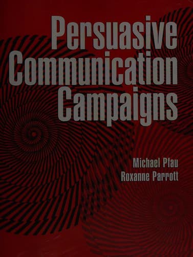 Tapa de Persuasive communication campaigns