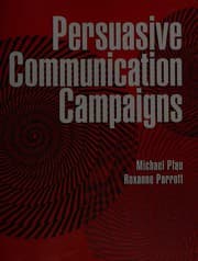 Tapa de Persuasive communication campaigns