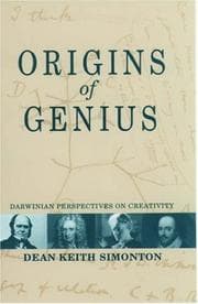 Tapa de Origins of genius