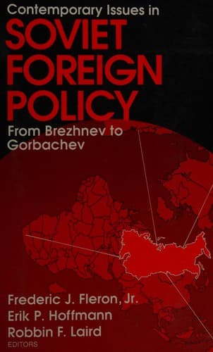 Tapa de Contemporary Issues in Soviet Foreign Policy