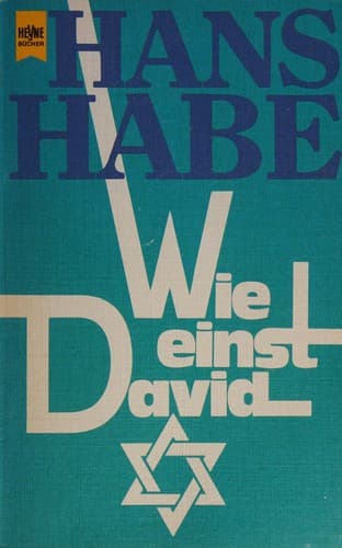 Tapa de Wie einst David