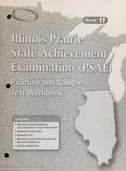 Tapa de Illinois prairie state achievement examination (psae), grade 11