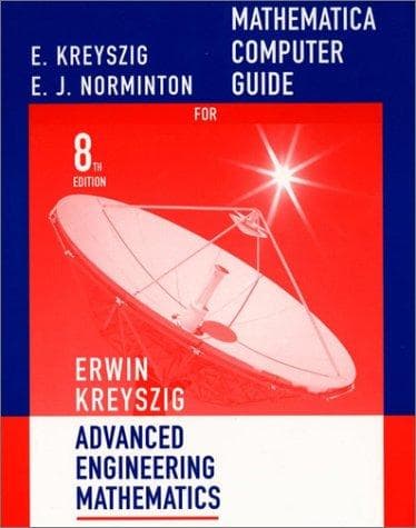 Tapa de Mathematica Computer Manual to accompany Advanced Engineering Mathematics, 8th Edition (Advanced Engineering Mathematics)